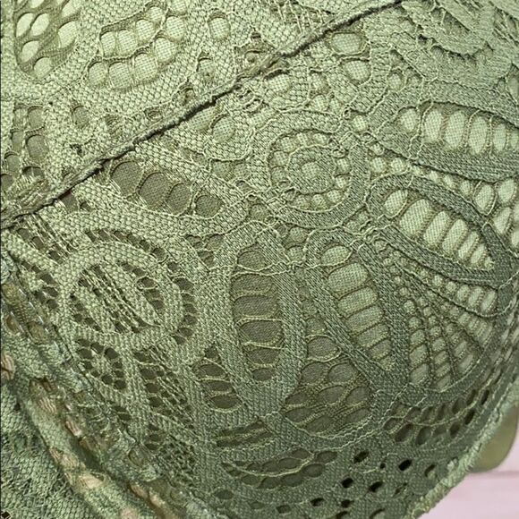 Rafaella Green Lace Bralette Adjustable Strap - Picture 13 of 13